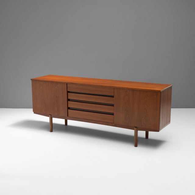 Mid-Century Modern Sideboard in Teak from Vanson, 1960s For Sale - Image 11 of 11
