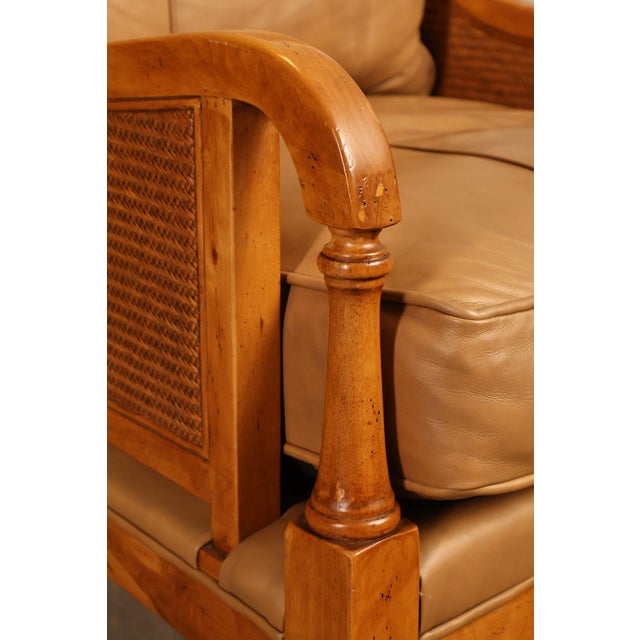 Tommy Bahama Pair of Caned Armchairs For Sale - Image 15 of 18