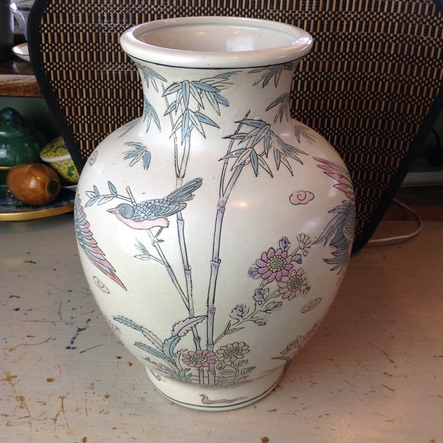 Hand Painted Chinese Porcelain Macau Vase Chairish