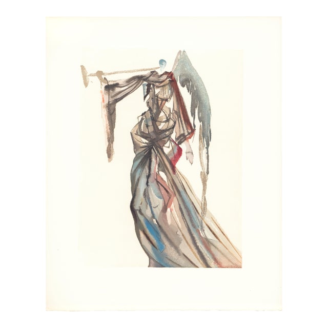 Original engraving from Salvador Dalí’s "The Divine Comedy" published by Editions d’Art Les Heures Claires, Paris, in...