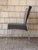 Contemporary Set of 6 Montis Spica Dining Chairs | Montana Slate Gray Leather For Sale - Image 3 of 5