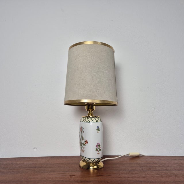 Porcelain Table Lamp from Feese, Germany, 1960s, in Very Good conditions. Designed 1960 to 1969 This piece has an...
