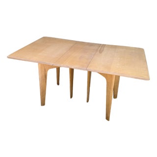 Mid Century Modern M166 Drop Leaf Dining Table by Haywood Wakefield For Sale