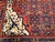 Vintage Bidjar Rug, Hand-Knotted Wool, Herati Geometric Pattern, Red & Ivory, 5x8 For Sale - Image 13 of 16