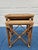 Wood Bamboo Rope and Grass Mat Nesting Tables For Sale - Image 7 of 15