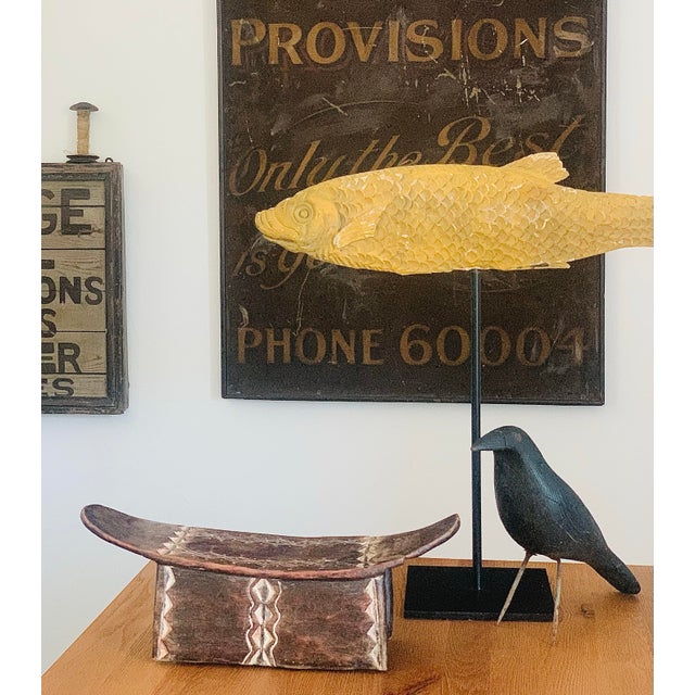 Vintage Cameroon’s Namji Prestige Handcarved Wood Stool/Headrest, African Ceremonial Tribal Art. Namji prestige stools are...