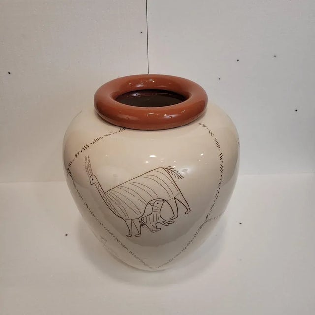Ceramic Ceramic Animal Vase, France, 1980s For Sale - Image 7 of 18