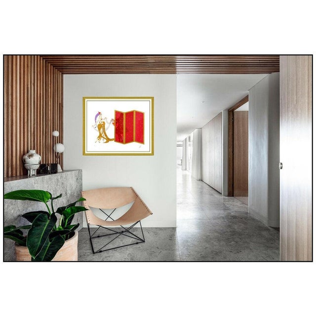 Message us to inquire about custom framing options! (Included for free with every purchase) Romain de Tirtoff, aka Erte,...