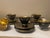 Vintage Black and Gold Demitasse Set For Sale In Providence - Image 6 of 6