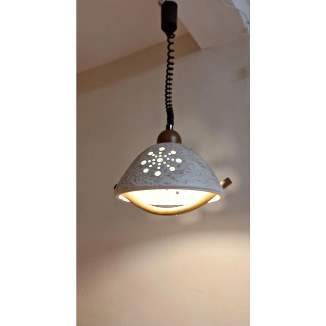 1990s Vintage German Ceiling Lamp from Hustadt-Leuchten, 1990s For Sale - Image 5 of 8