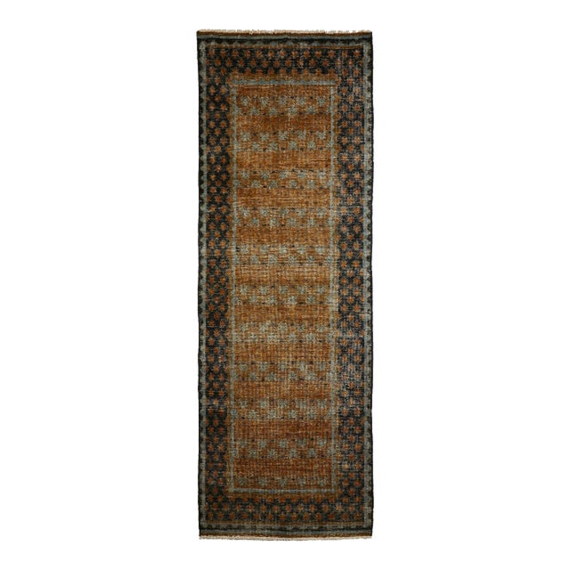 Ward + Gray Forsythia HandKnotted 100% Ghazni Wool Rug, 9' x 12' For Sale