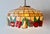 Mid-Century Modern 1970s Tiffany-Style Stained Glass Fruit Leaf Motif Pendant Hanging Light Fixture For Sale - Image 3 of 18