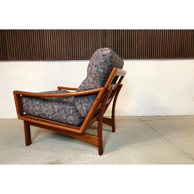 1960s Danish Teak Easy Chair from Glostrup, 1960s For Sale - Image 5 of 13