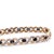 2020s 14ct Yellow Gold Sapphire and Diamond Bracelet 0.56ct 20.13g For Sale - Image 5 of 8