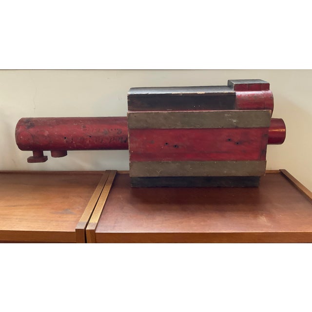 Antique Large Foundry Mold in Red For Sale - Image 16 of 18
