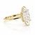 This 14K yellow gold engagement ring is centered by an IGI certified 3.0 carat marquise cut diamond, E-F color and VS1-VS2...