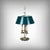 Empire Style Brass Bouillotte Lamp, Late 19th Century For Sale - Image 17 of 17