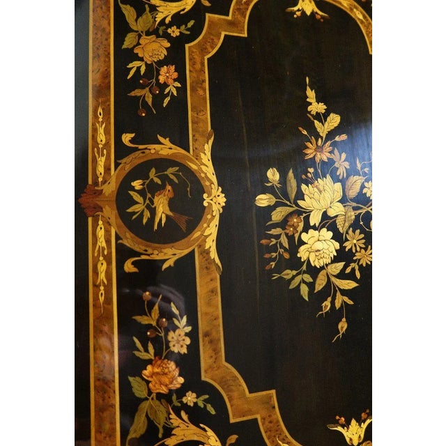 Napoleon III Marquetry Table, 1888 For Sale - Image 6 of 13