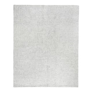 Exquisite Rugs Melbourne Hand Loom Wool & Cotton Gray - 10'x14' For Sale