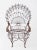 Early 20th Century Vintage Wrought Iron Peacock Chair For Sale - Image 5 of 9