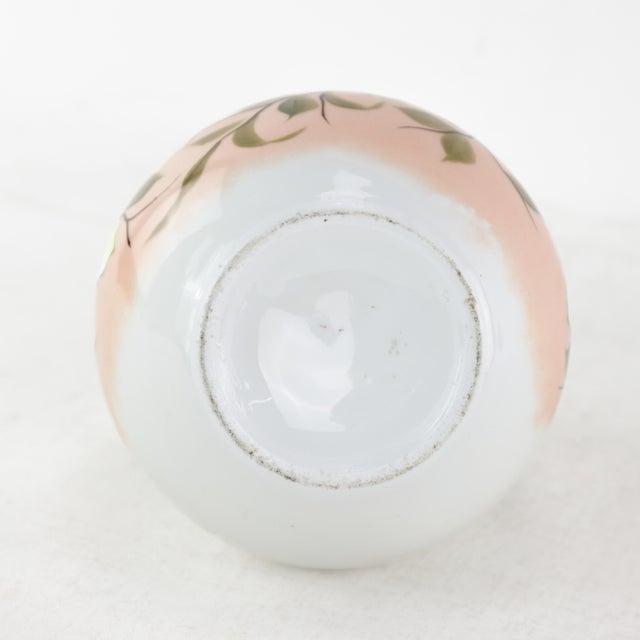 Vintage Hand-Painted Floral Porcelain Pitcher With Bold Yellow Blossoms For Sale In New York - Image 6 of 10