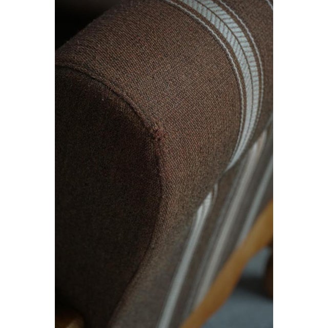 Danish Modern Lounge Chairs in Oak and Wool by Henning Kjærnulf, 1960s, Set of 2 For Sale - Image 9 of 18