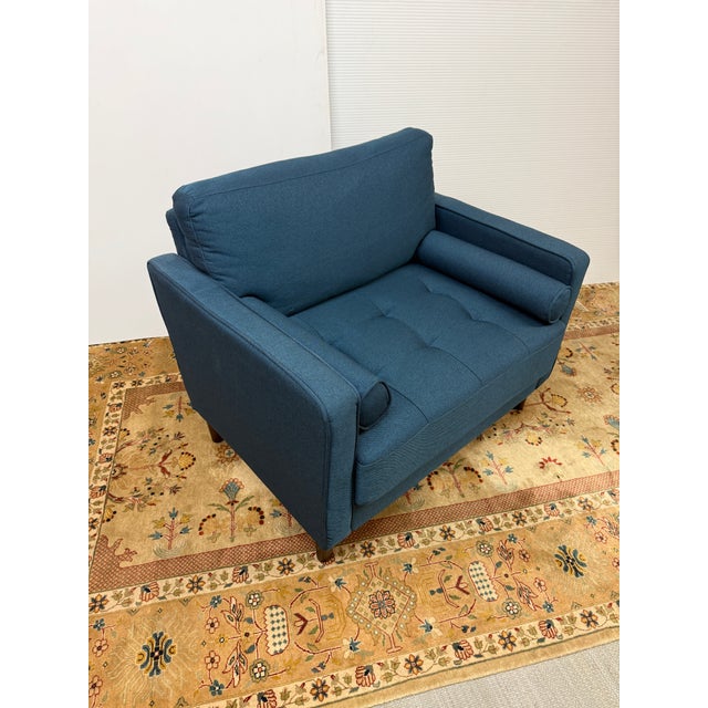 Lifestyle Solution Lilith Lounge Chair, Teal For Sale - Image 12 of 12