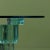Transparent Postmodern Glass Bistro Table For Sale - Image 8 of 17