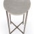 2020s Nigella Marble & Silver Cross Legs Accent Table, Multi-Color For Sale - Image 5 of 7