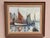 Inge Camill, Boats in Harbour, 1950s, Oil on Canvas, Framed For Sale - Image 17 of 18