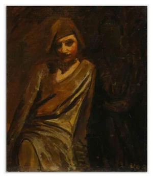 Antonio Feltrinelli, Woman, Original Painting, 1930s