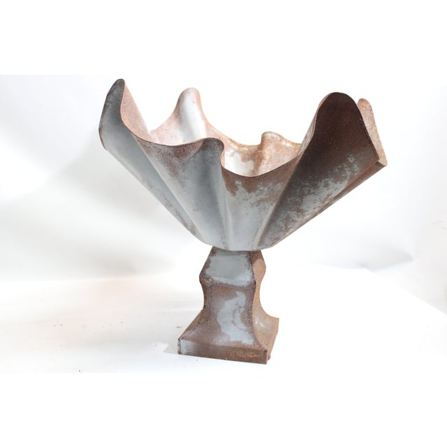 2010s Handkerchief Planter on Pedestal For Sale - Image 5 of 11