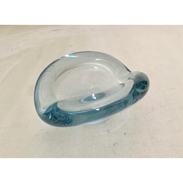 Mid-Century Modern 1962 Holmegraad Danish Mid Century Modern Blue Ashtray For Sale - Image 3 of 6