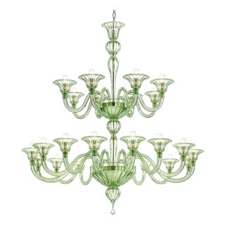Rigadin Murano Glass Chandelier by Simoeng For Sale