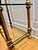 Brass Mid-Century Brass Glass Étagère Bookcase Display For Sale - Image 8 of 17