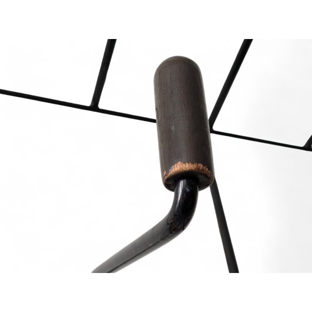 Wood Metal Wall Coat Rack by Drahtwerke Erlau, 1960s For Sale - Image 7 of 8