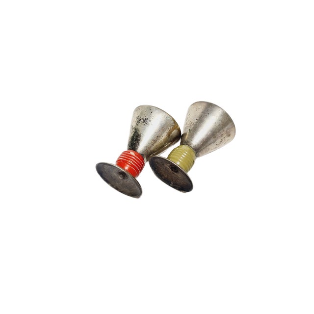 Art Deco Egg Chalices, Germany, 1950s, Set of 2 For Sale - Image 6 of 10
