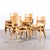 Brown Beech Stacking Chairs from Lamstak, 1950s, Set of 10 For Sale - Image 8 of 10
