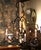 French Late 20th Century French Hand-Forged Polished Iron Six-Light Rooster Chandelier For Sale - Image 3 of 8