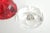 Plastic 1990s Norman Mercer Lucite Flower Orb Red and Clear Paperweights Pair Of For Sale - Image 7 of 13