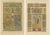 Romanesque Manuscript and Mural Art from Ornamentenschatz, 1887, Paper, Set of 2 For Sale