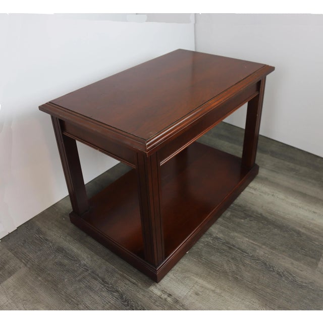 20th Century English Style Wooden Side Table，coffee Table For Sale - Image 4 of 7