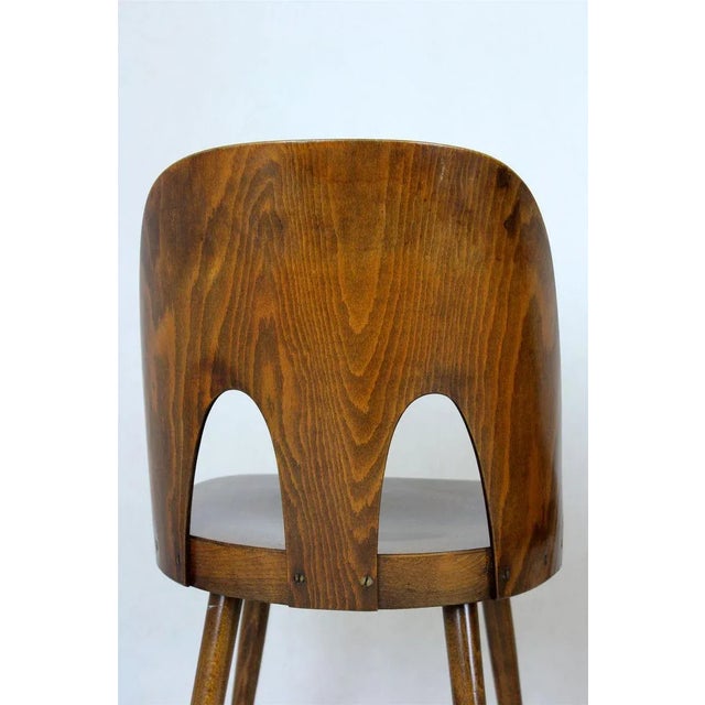 Wooden Chairs by Oswald Haerdtl for TON, 1950s, Set of 4 For Sale - Image 10 of 18