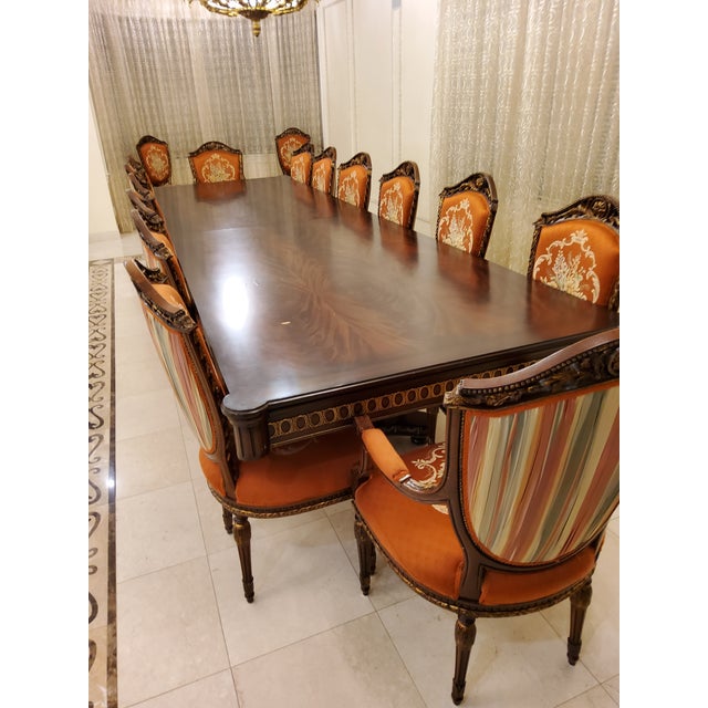 Wood Set of 16 Dining Chairs For Sale - Image 7 of 9