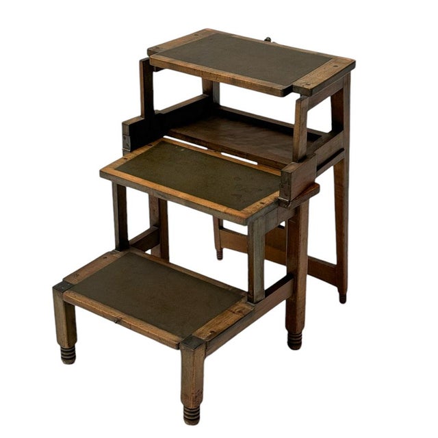 Olive Art Deco Library Chair by Jac. Van Den Bosch, 1916 For Sale - Image 8 of 15