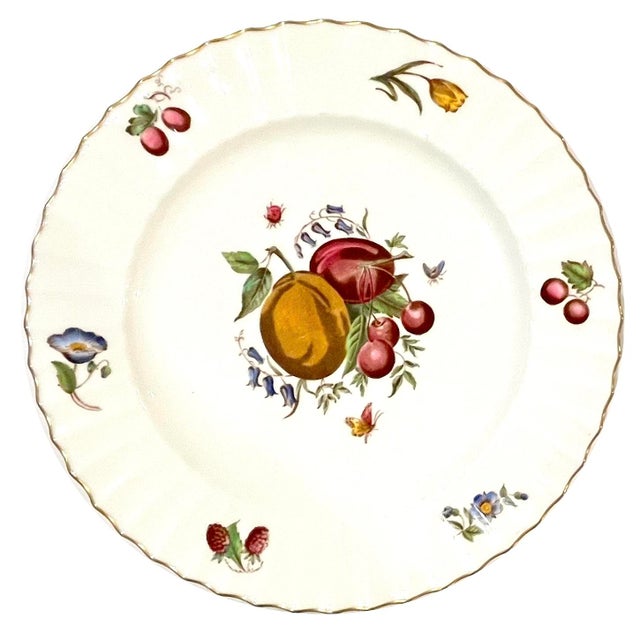 1960s 1960s Royal Worcester Delecta - Ribbed Warmstry Dinner Plates - Set of Six For Sale - Image 5 of 10
