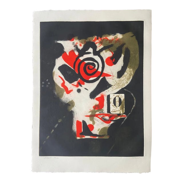 Juan Jose Torralba, Bodegan, 1970, Carborundum Engraving For Sale