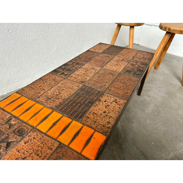 French Coffee Table from Vallauris, 1960 For Sale - Image 9 of 18