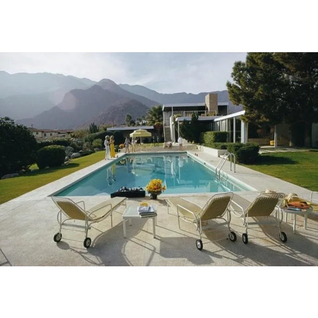 Poolside Loungers 1970 by Slim Aarons Slim Aarons Limited Estate Edition Former fashion model Helen Dzo Dzo Kaptur (in...
