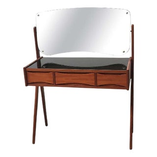 Teak Dressing Table by Arne Vodder for Oelholm Moebelfabrik, 1960s For Sale